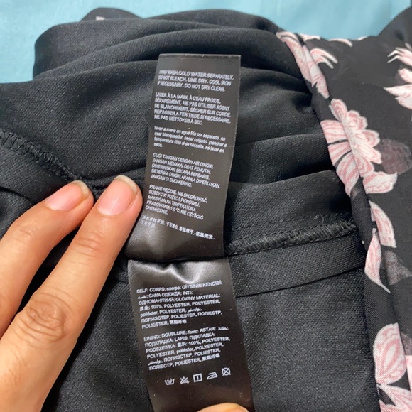 BCBG Floral Culotte Jumpsuit Long sleeve size small - Picture 10 of 16